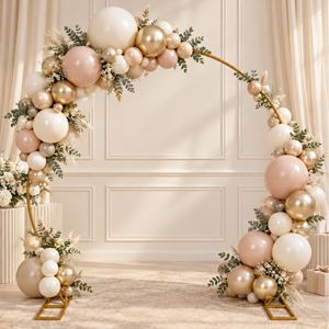 Luxe gouden ballonnenboog Luxe gouden ballonnenboog